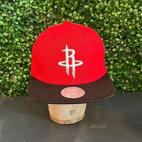 Mitchell & Ness Other - Mitchell & Ness Black/Red Houston Rockets 9Fifty Snapback Hat